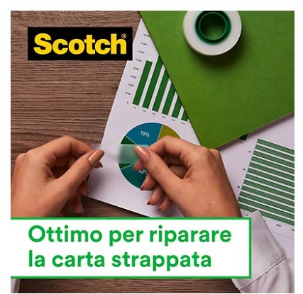 NASTRO ADESIVO MAGIC 810 INVISIBILE E SCRIVIBILE 19mm x 33mm