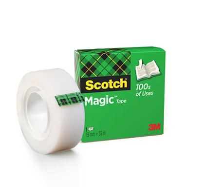 NASTRO ADESIVO MAGIC 810 INVISIBILE E SCRIVIBILE 19mm x 33mm