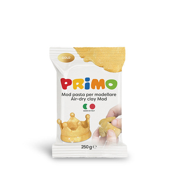 Primo Panetto di pasta per modellare - Oro glitter
