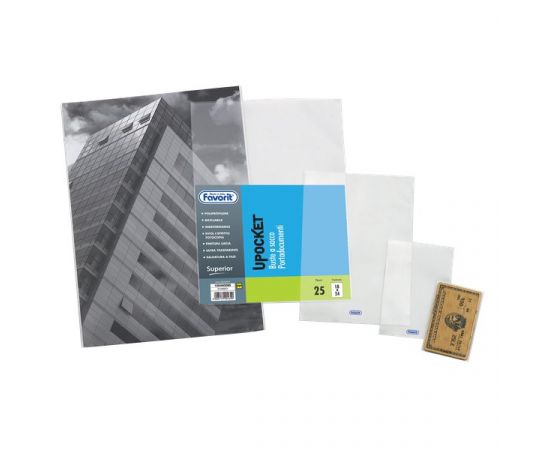 Buste trasparenti a sacco - Favorit Superior Upocket 21x297