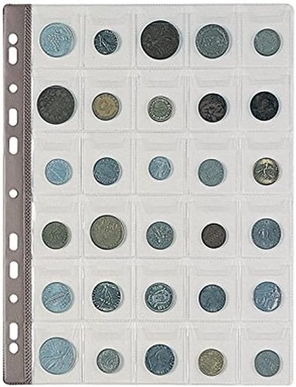 cf 10 pz Buste Foratura Universale Portamonete 30 Tasche