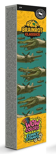 BRAINROT Classics Colors & Funky Stamps Bombardiro Crocodilo