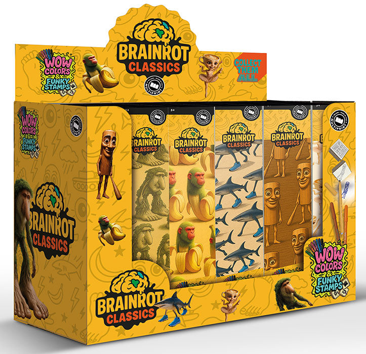 BRAINROT Classics Colors & Funky Stamps Bombardiro Crocodilo