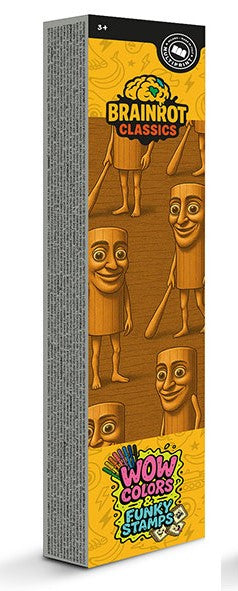 BRAINROT Classics Colors & Funky Stamps - Tung Tung Sahur