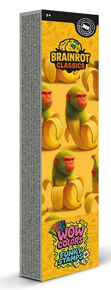 BRAINROT Classics Colors & Funky Stamps Shimpanzini Bananini