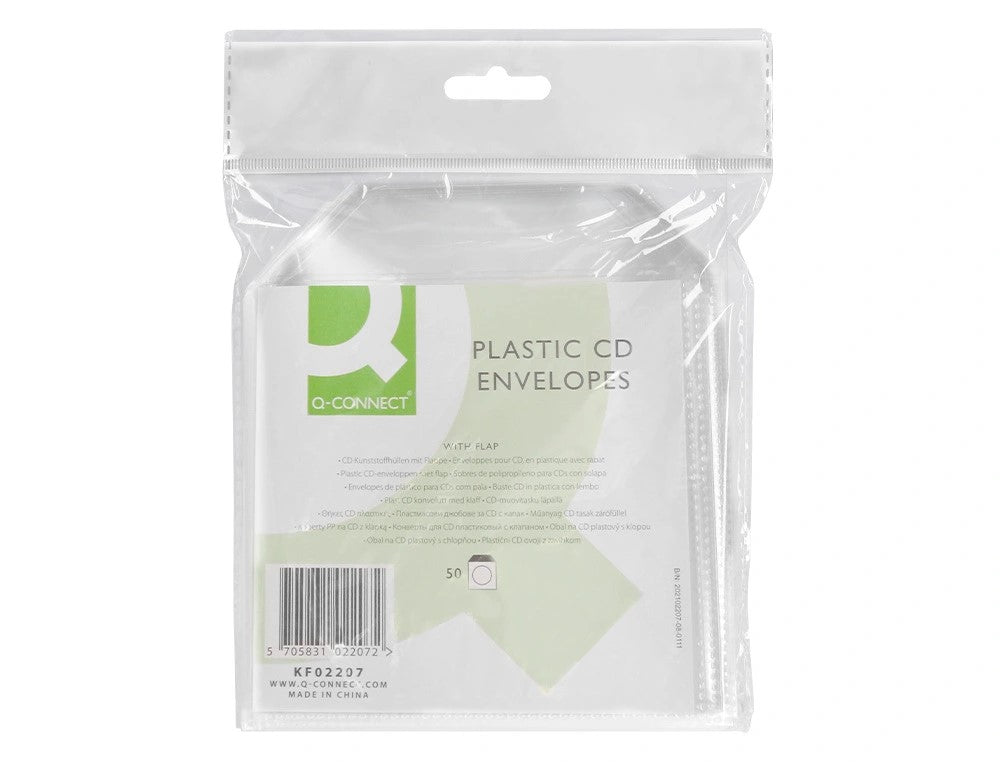 CF DA 50 Tasca per CD/DVD polipropilene 120my s foratura