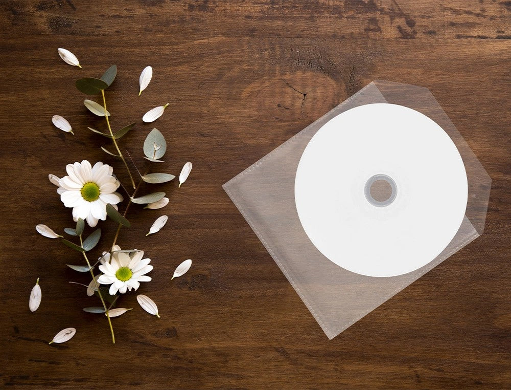 CF DA 50 Tasca per CD/DVD polipropilene 120my s foratura