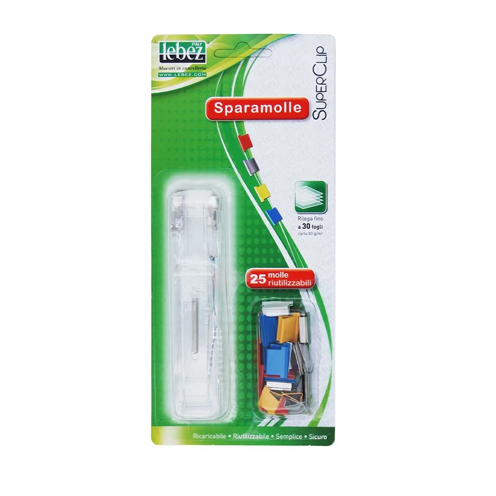 LEBEZ SUPERCLIP SPARAMOLLE +25MOLLE RIUTILIZZABILI