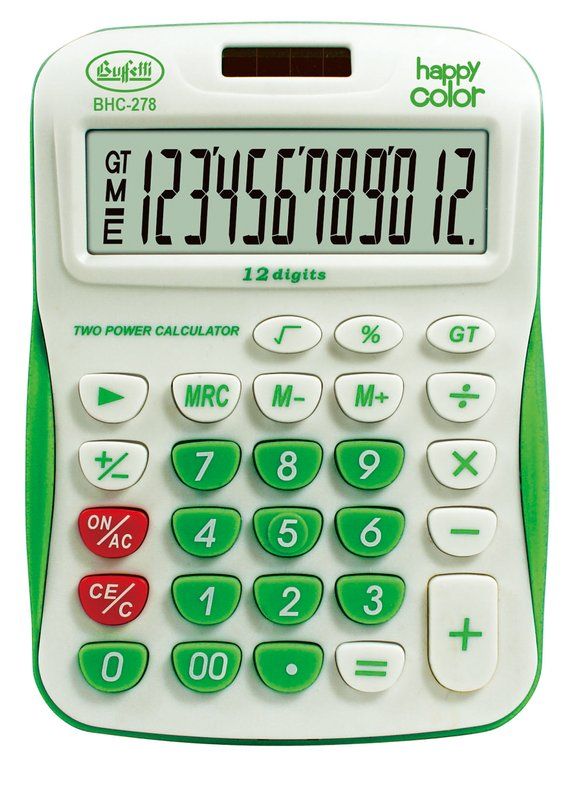 CALCOLATRICE HAPPY COLOR BHC278 - VERDE