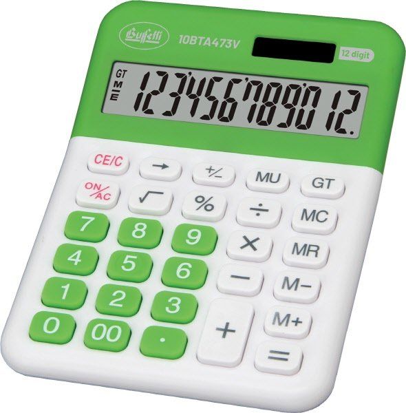 Calcolatrice da tavolo BTA473 - verde - 12 digit