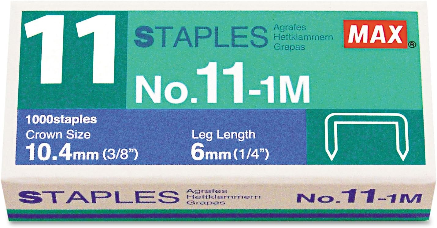 SCATOLA DA 1000 PUNTI PER CUCITRICE VAIMO 11 - 10.4MM X 6MM