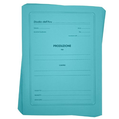 CARTELLA SPIL PRODUZIONE CON STAMPA CIELO CONF.50 PZ