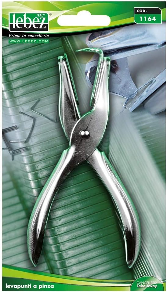 Levapunti a pinza universale interamente in metallo