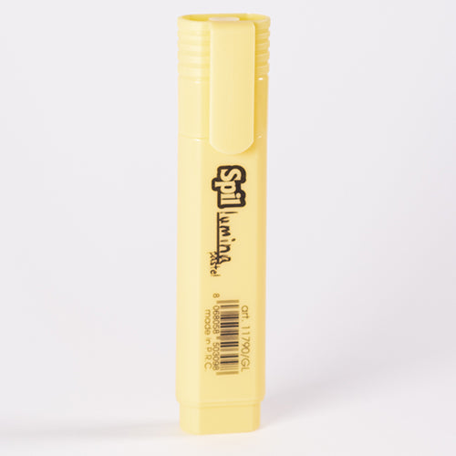 CF 10 PZ EVIDENZIATORE SPIL SPILLUMINA PASTELLO GIALLO