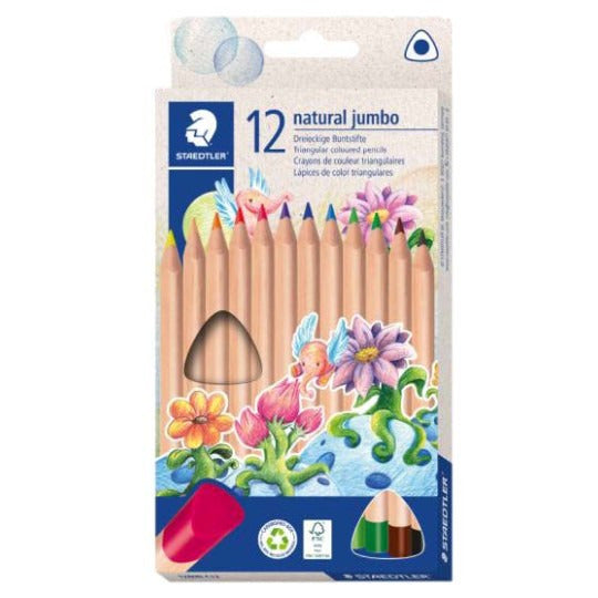 Noris® natural jumbo triangolari - 12 colori