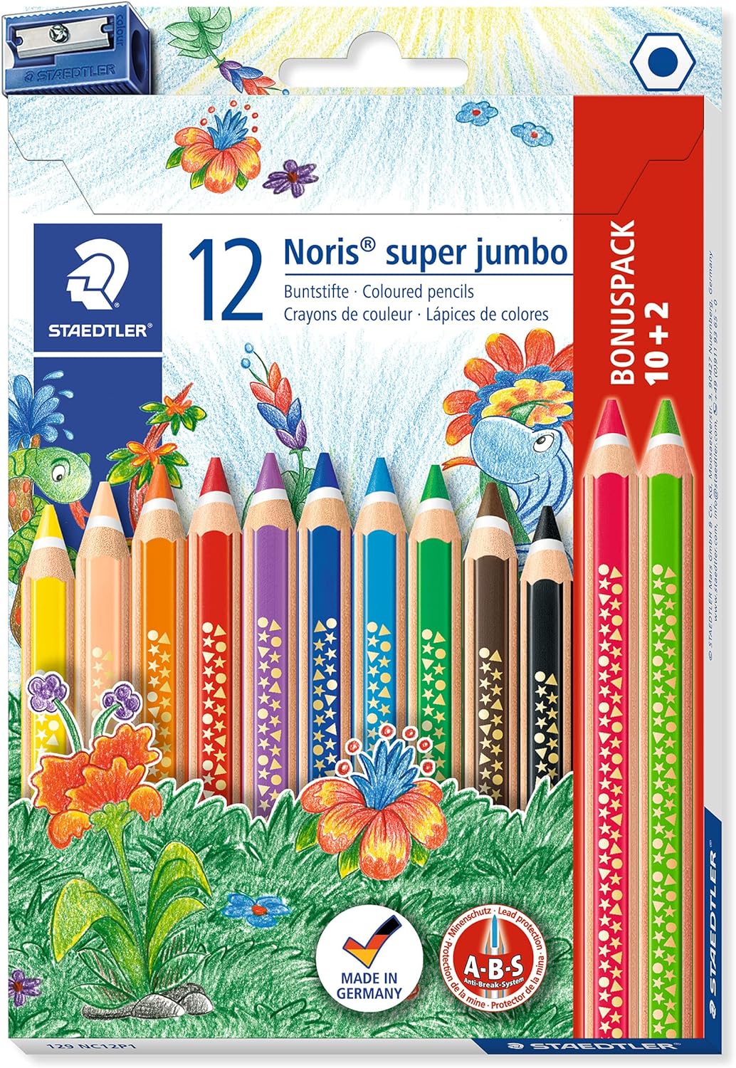 Staedtler 129 nc12p1 Matite Noris Super Jumbo