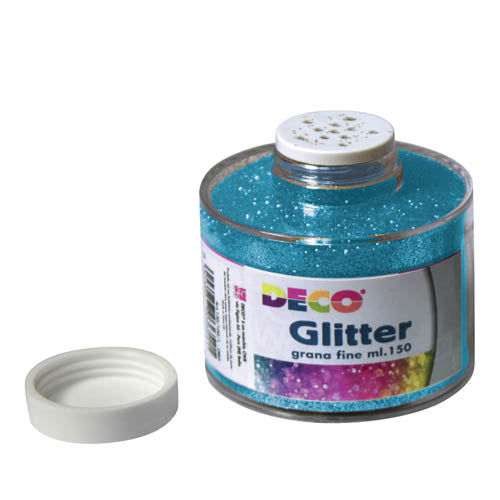 GLITTER BARATTOLO 150 ML TURCHESE