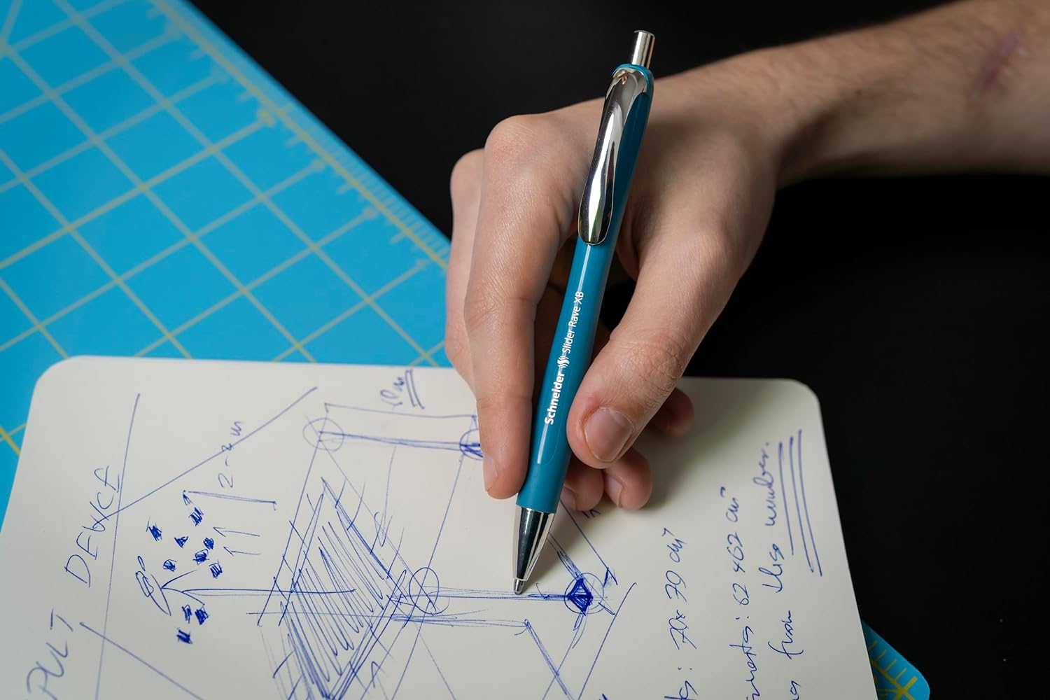 Slider Rave Penna a sfera - verde acqua - XB