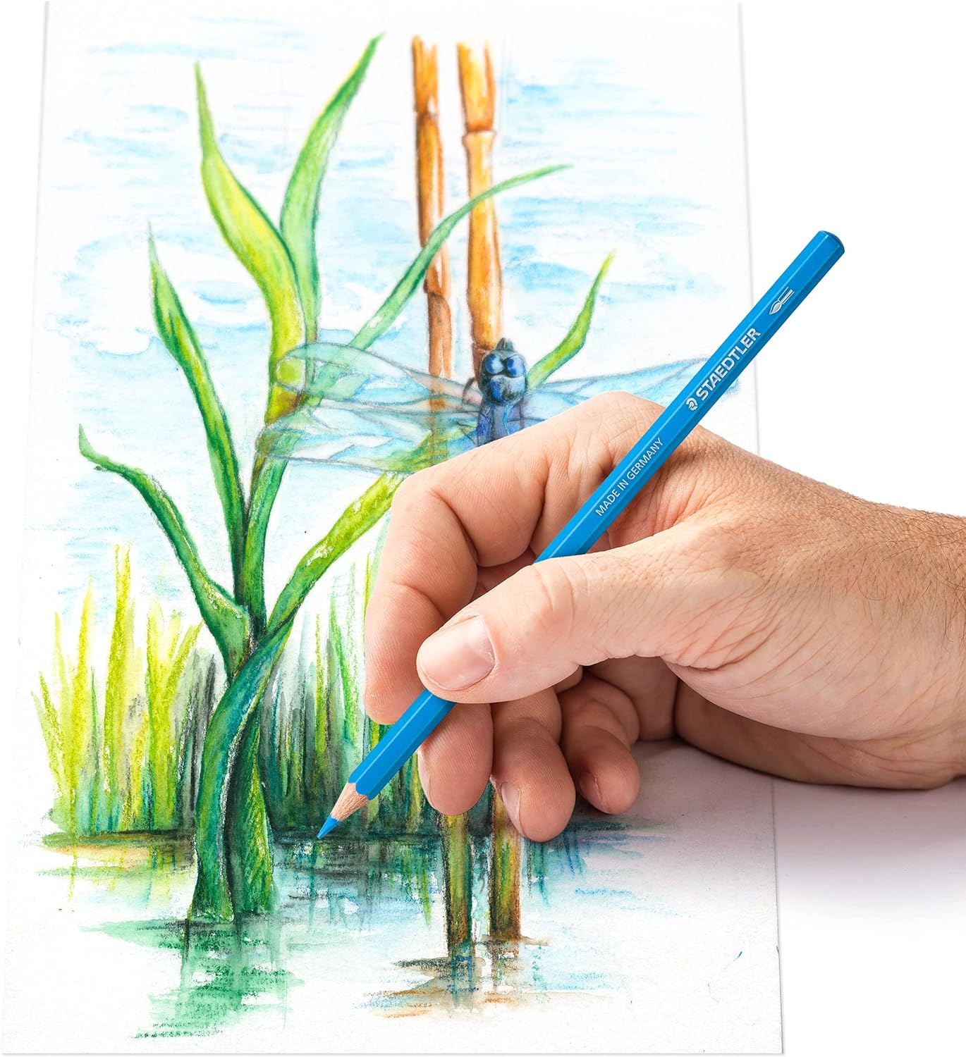 Pastelli Acquerellabili Staedtler astuccio metal da 24 pz