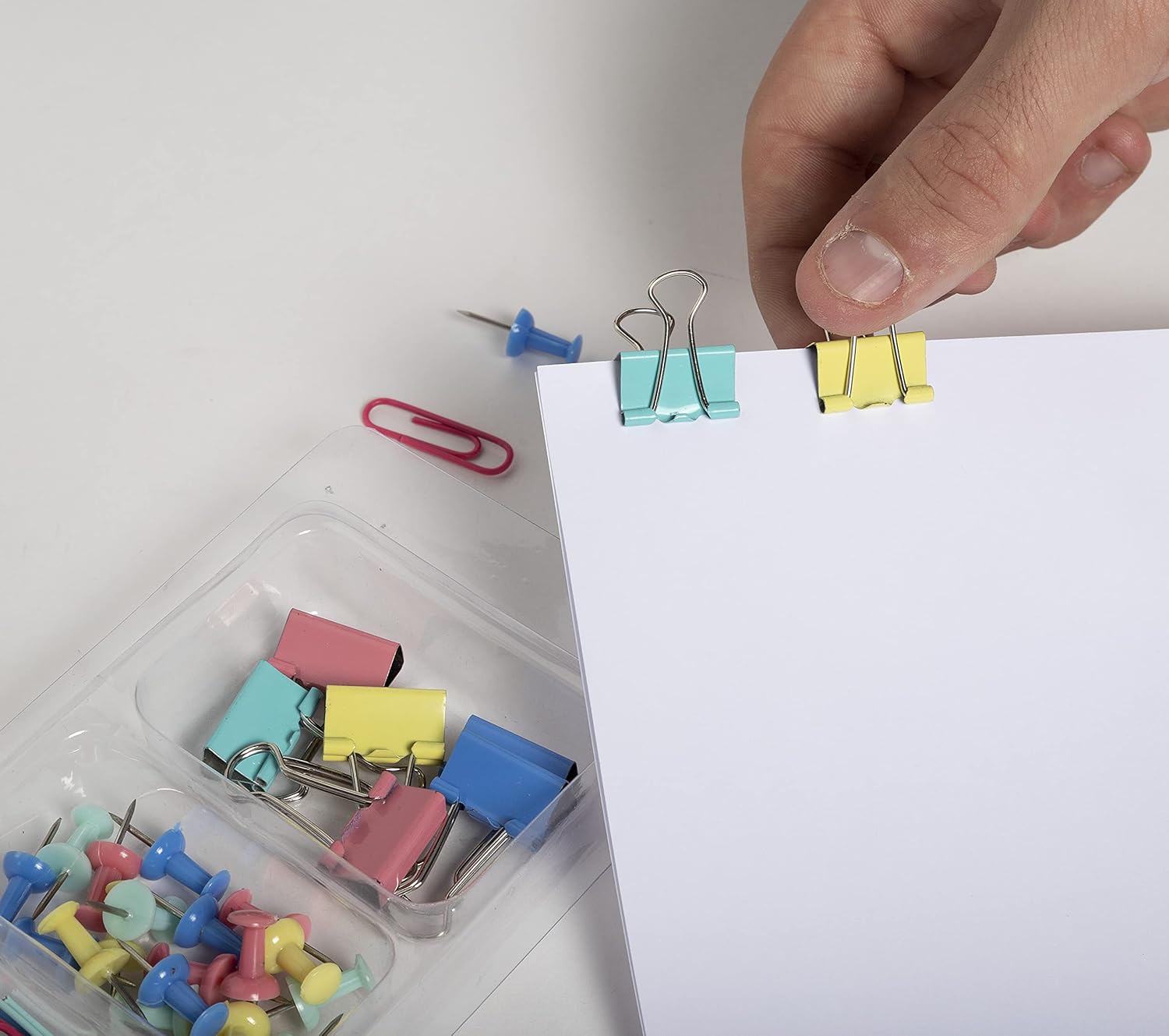 KIT 58 FERMAGLI E SPILLI AQUAREL ASS. - COLORI ASSORTITI