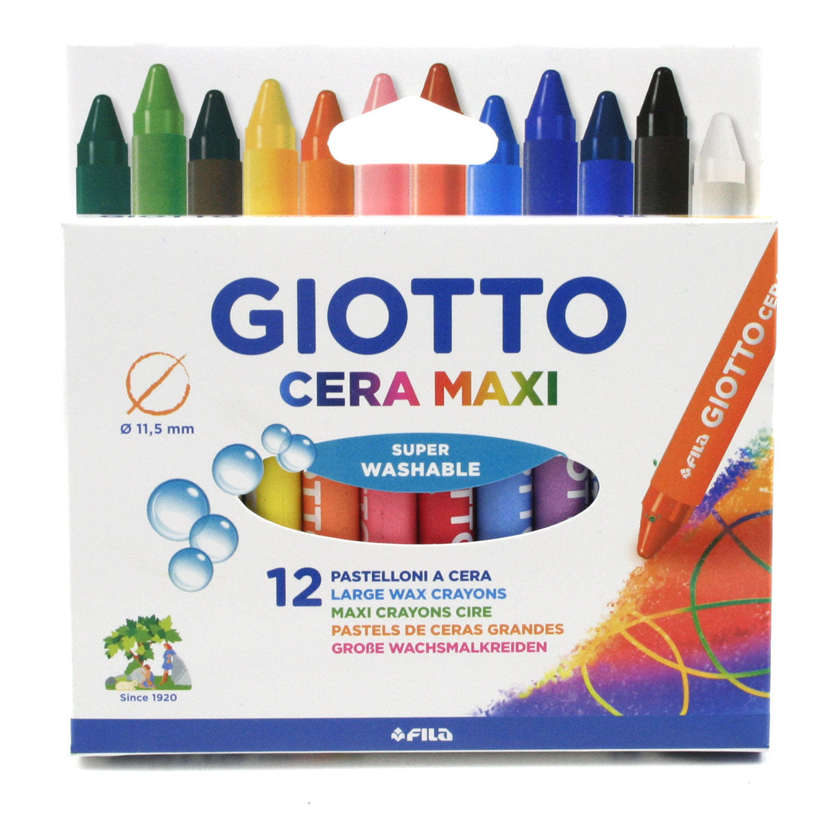PASTELLI CERA MAXI GIOTTO  Da 12