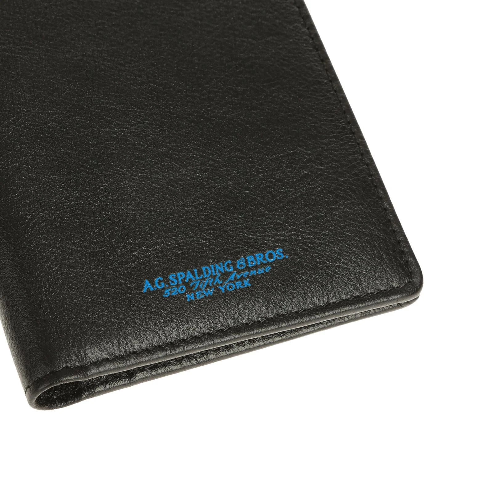 PORTAFOGLIO VERTICALE UOMO SPALDING & BROS NERO E BLU