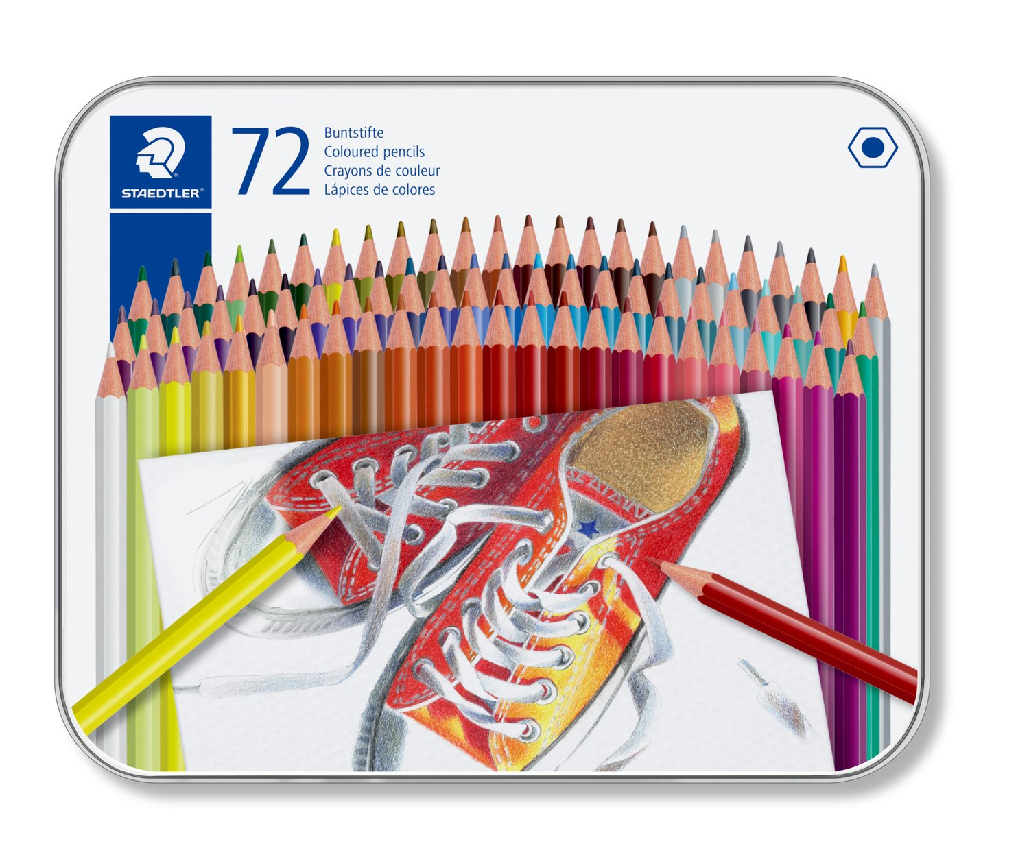 STAEDTLER® - 72 Matite colorate esagonali
