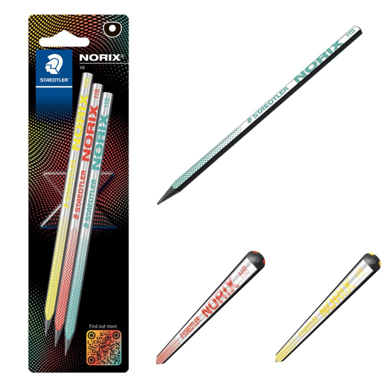 STAEDTLER Matita Norix In Grafite Gradazione HB Blister 3PZ