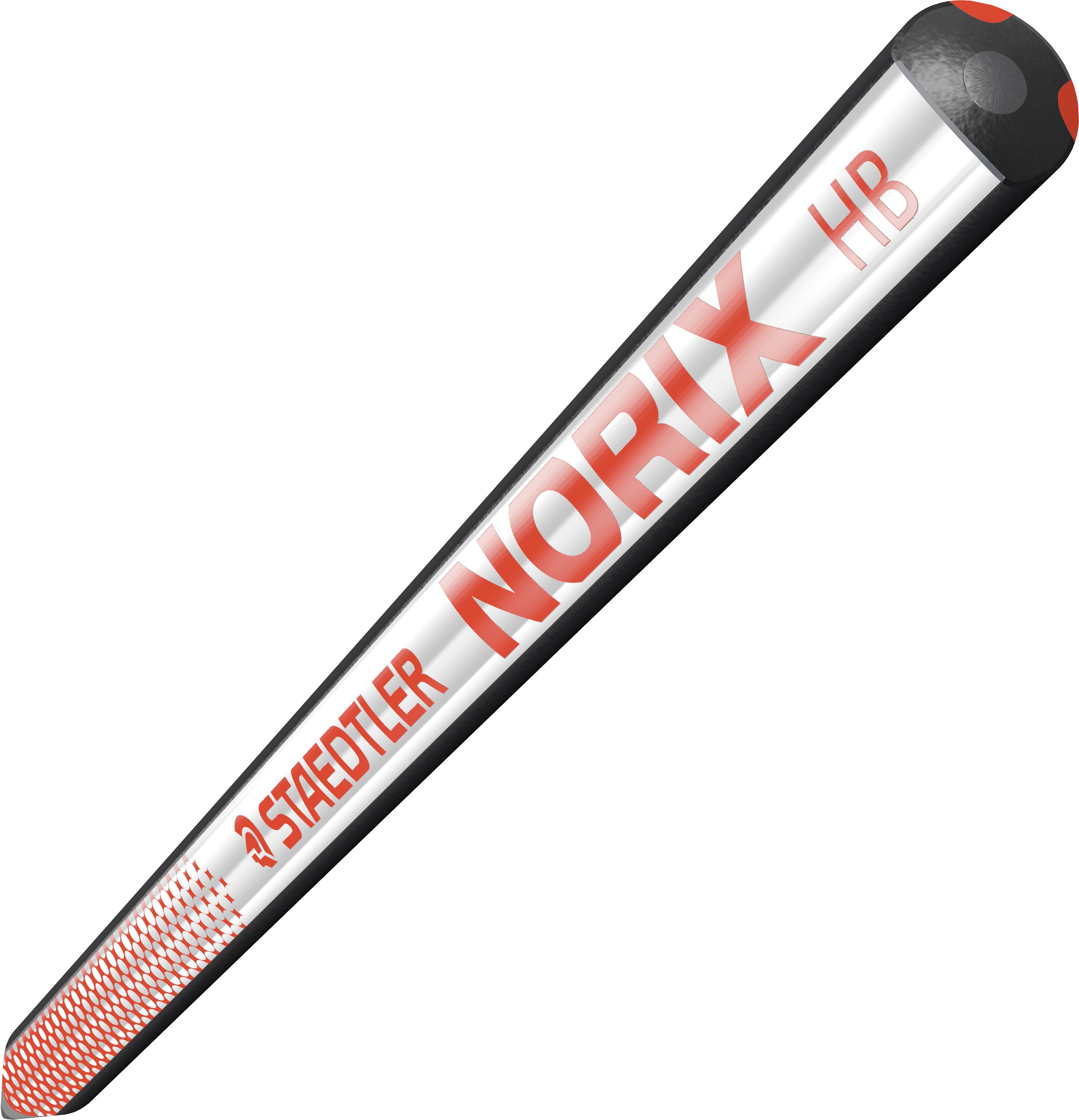 Staedtler Norix Matita HB con Gomma e Temperamatite (Rosso)