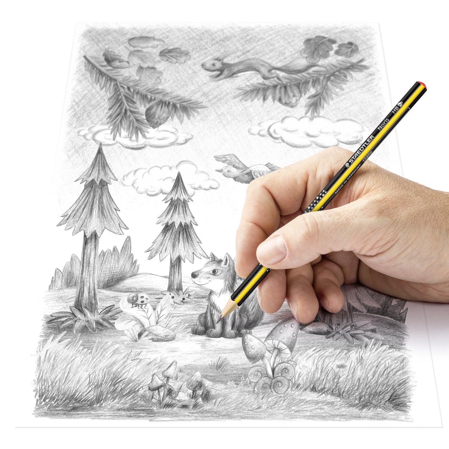 STAEDTLER Matita Noris 2 HB a sezione triangolare