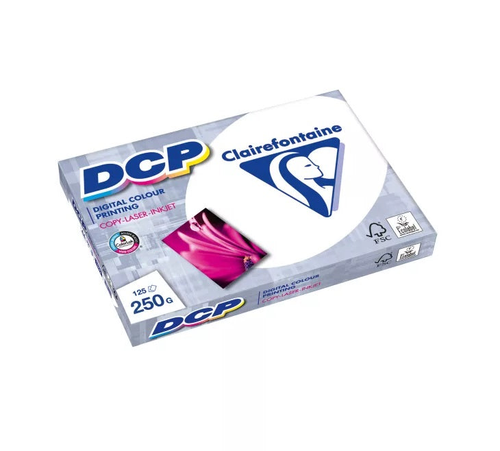 Risma A4 125 Fogli Bianco Extra DCP 250gr Clairefontaine