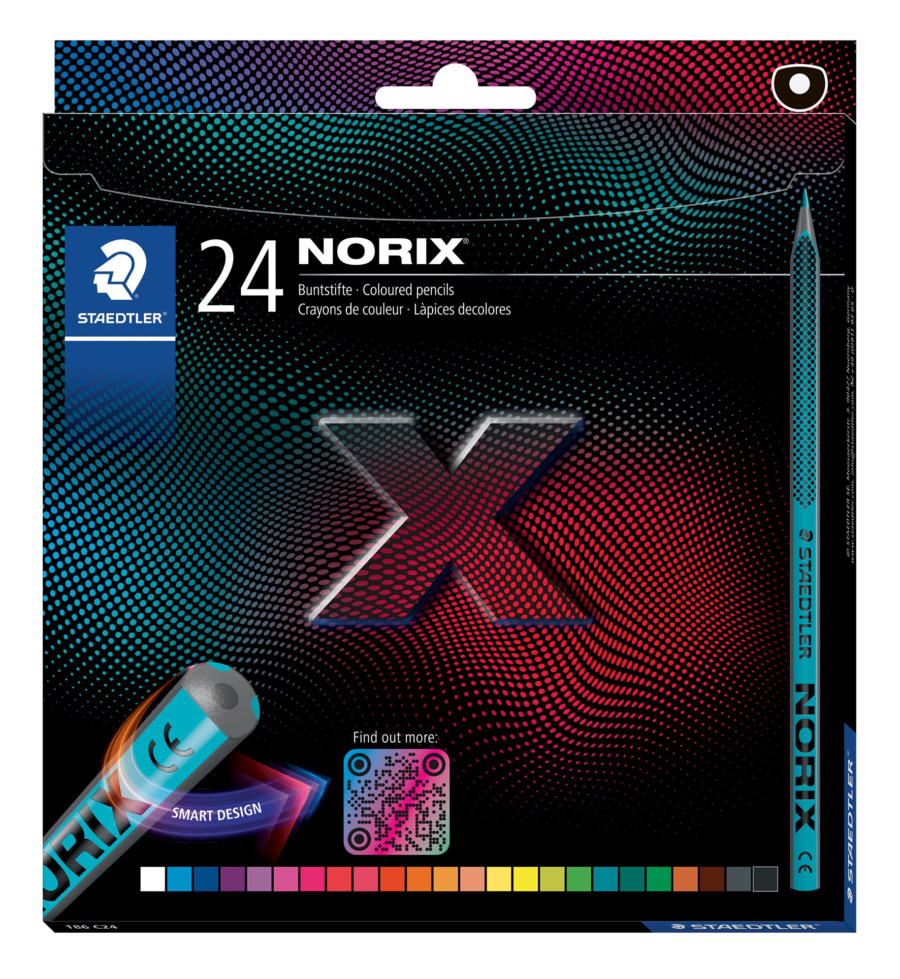 STAEDTLER NORIX MATITA COLORATA 24PZ