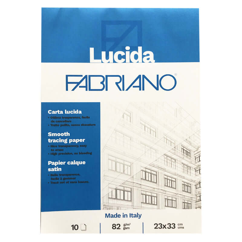 FABRIANO DISEGNO CARTA LUCIDA 10FF A4