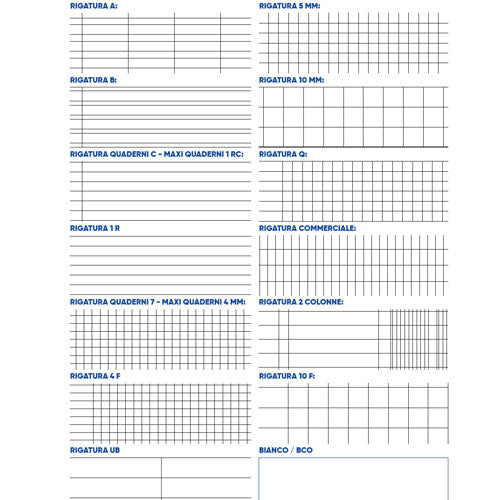 CF 2 PZ QUADERNO SPIRALATO A4 SPILBLOK4BIG FLUO 1 RIGO