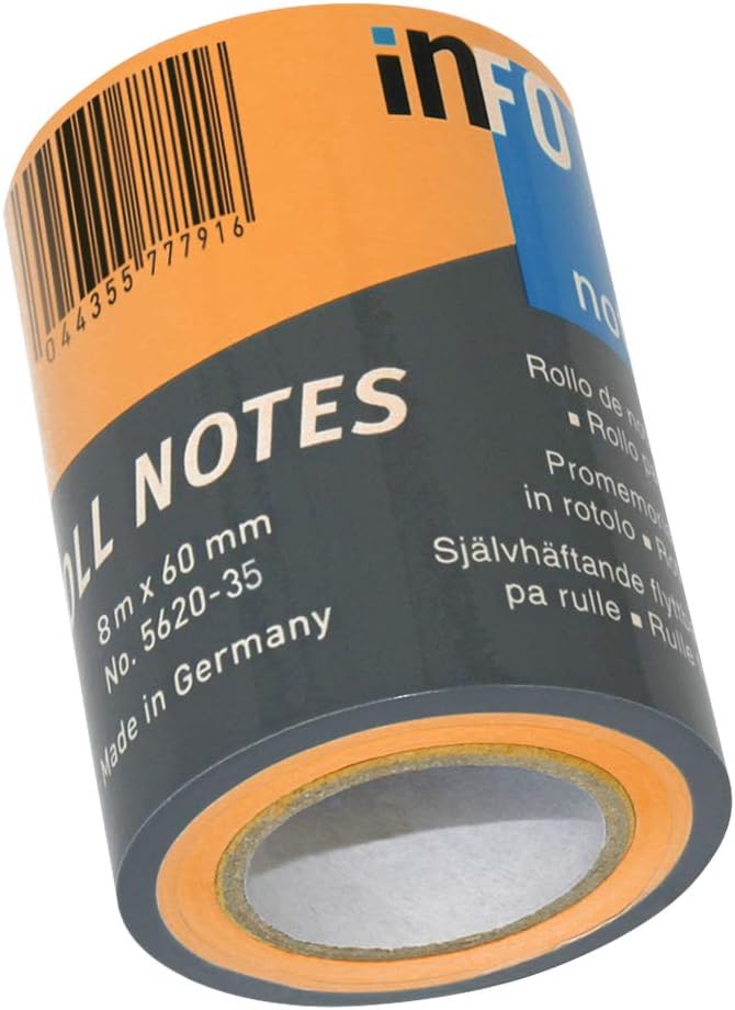 inFO Notes Roll Adesivo colore: arancio