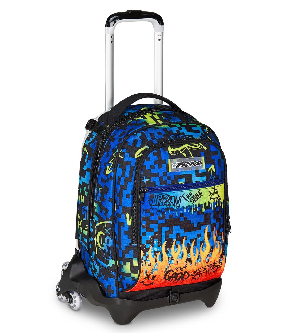 TROLLEY JACK Seven® 3 RUOTE - SCRIBBLED FLAME