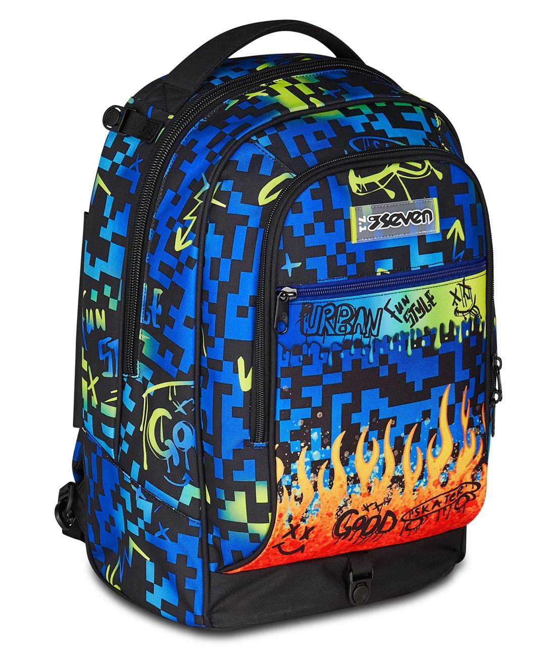 TROLLEY JACK Seven® 3 RUOTE - SCRIBBLED FLAME