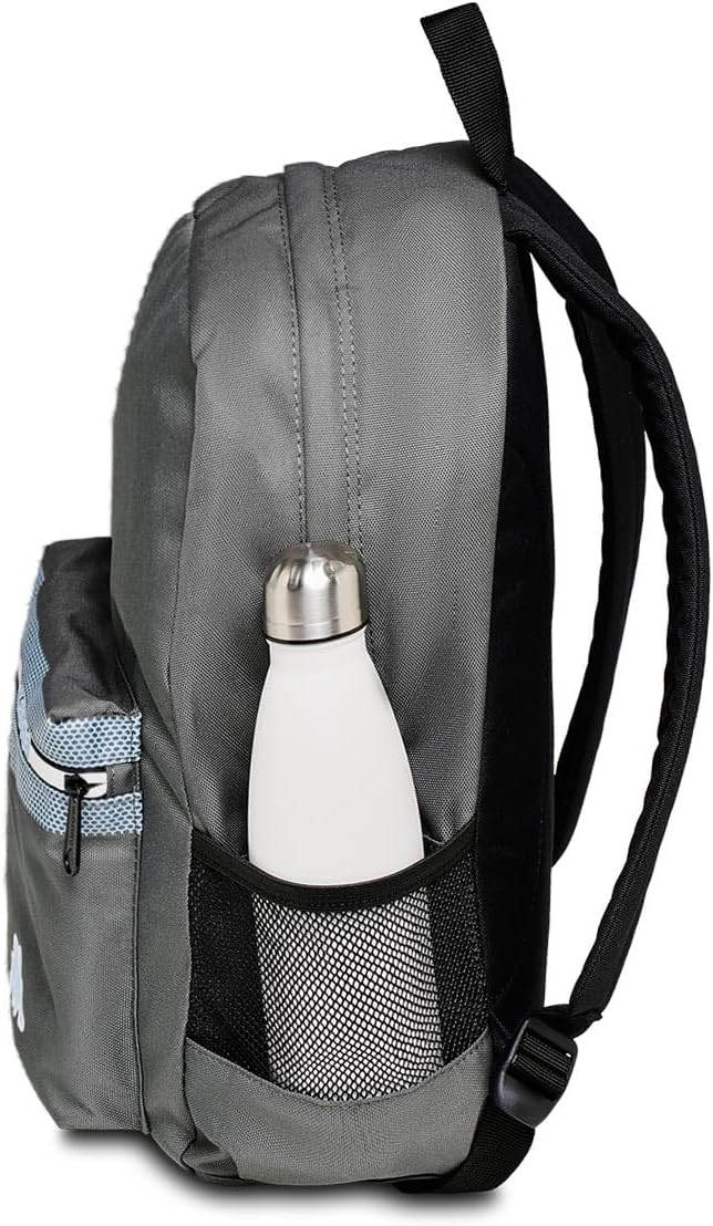 ZAINO SCUOLA DOPPIO SCOMPARTO KAPPA 4 SCHOOL NERO/GRIGIO