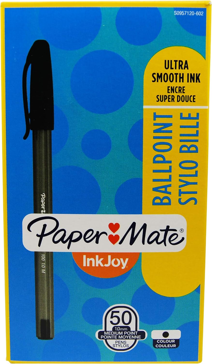 CF 50 PZ Penna a sfera stick paper mate inkjoy 100 cap Nero