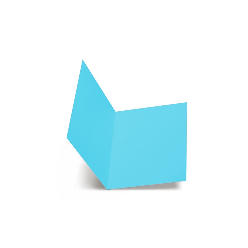 Cartelline semplici in cartoncino Luce &Acqua Favini azzurro