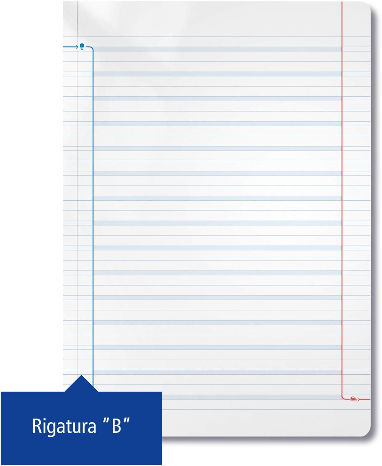 Quaderno MaxiDidattico Rigatura B 80 GR