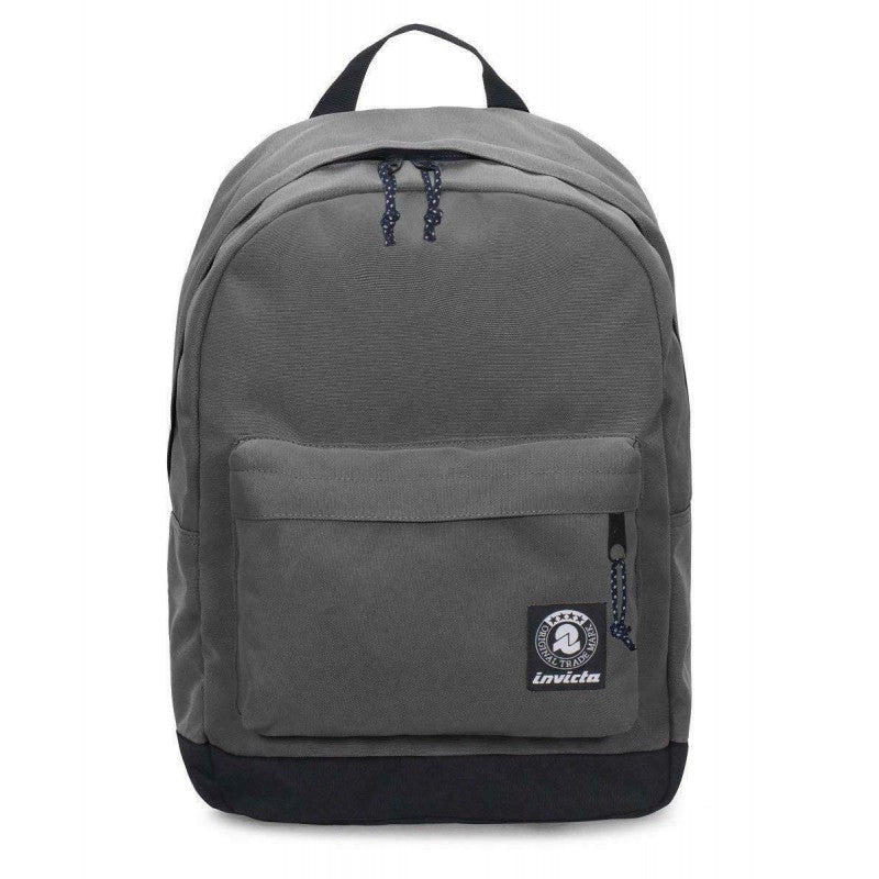 ZAINO INVICTA CARLSON PLAIN GRIGIO FUMO