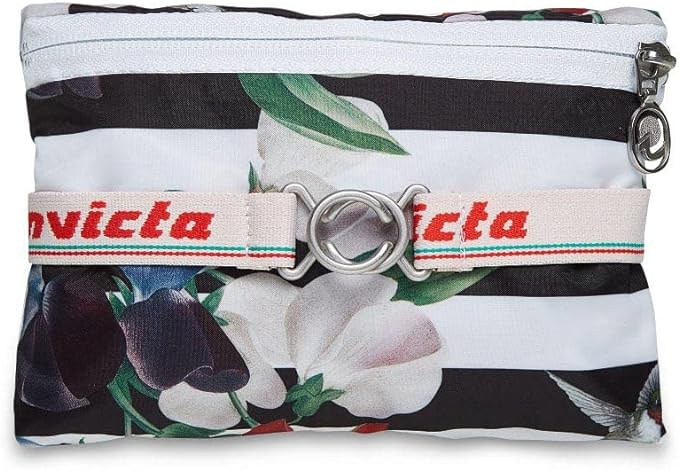 ZAINO MINISAC GRAPHIC PACKABLE NERO E FIORI