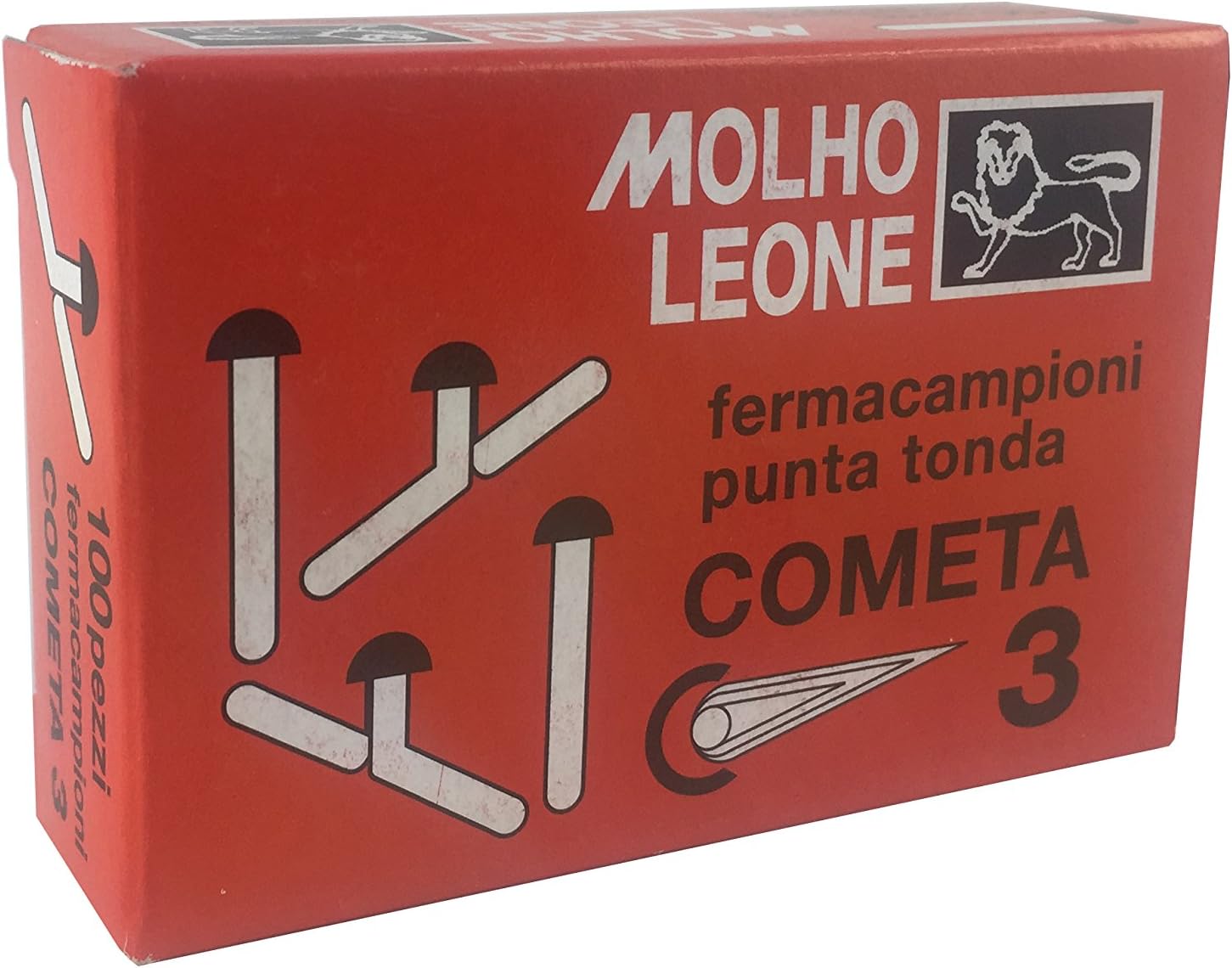 Molho Leone N°3 Fermacampioni in acciaio ottonato CF100 PZ