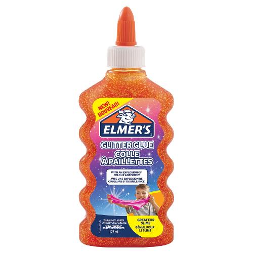 Elmer's Colla Glitter 177ml - ARANCIO