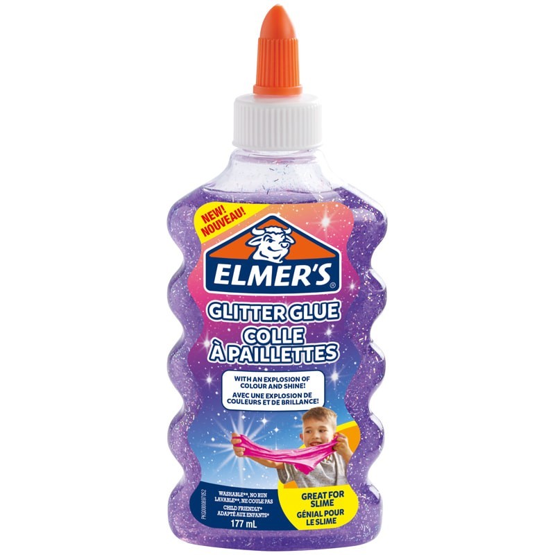 Elmer's Colla Glitter 177ml - VIOLA