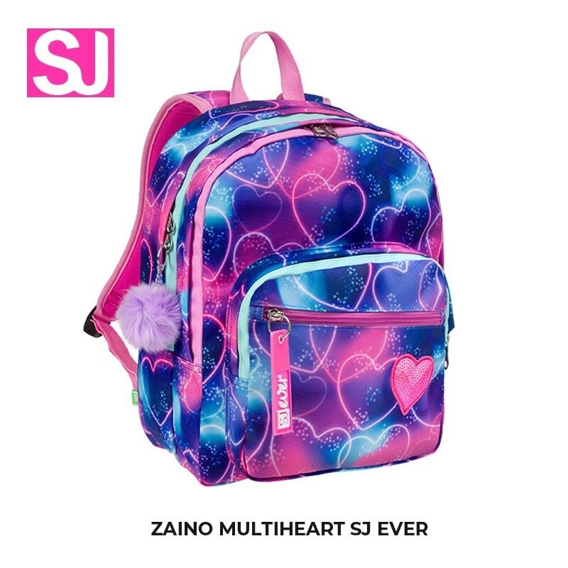 SEVEN SJ EVER ZAINO DOPPIO SCOMPARTO MULTIHEART GIRL