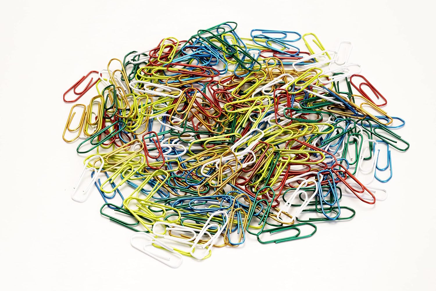 Fermagli Leone colorati metallizzati scatola da 60 pz