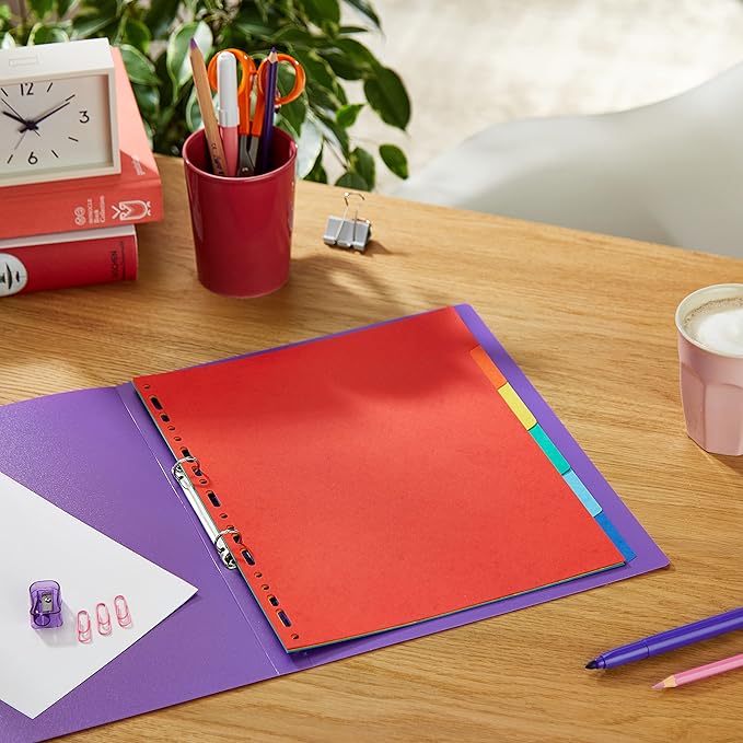 DIVISORI NEUTRI 6 TASTI CARTONCINO RICICLATO Forever® A4 Max