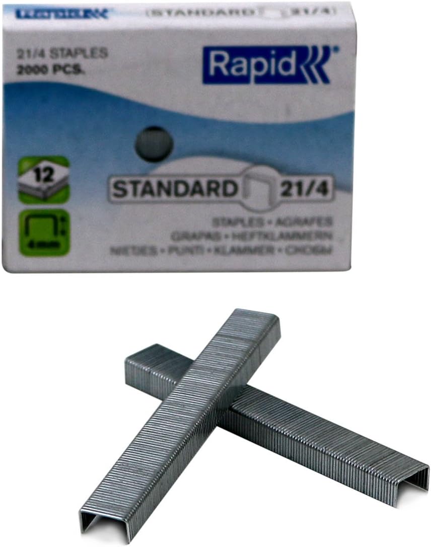 RAPID Punti metallici per cucitrice Standard 21/4 -  20.000